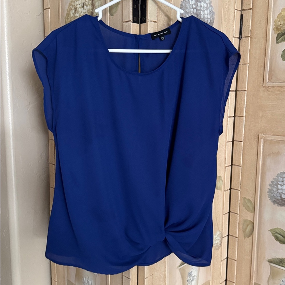 Pleione Royal Blue Blouse